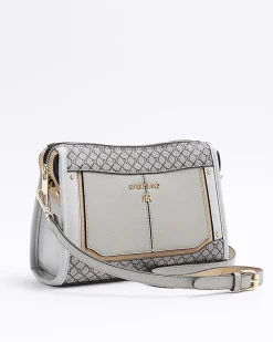 River Island RI monogram panel cross body bag< Bags, Purses & Luggage