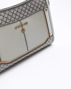 River Island RI monogram panel cross body bag< Bags, Purses & Luggage