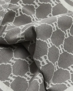 River Island RI reversible monogram scarf< Accessories