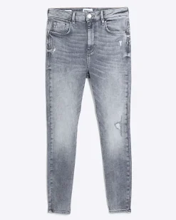 River Island ripped high waisted super skinny jeans< Jeans