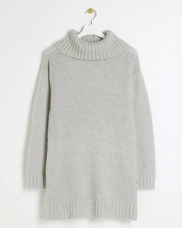 River Island roll neck jumper dress mini< Dresses