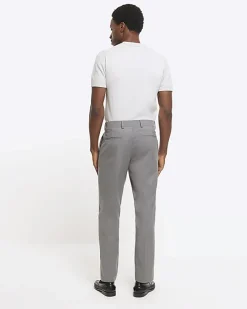 River Island skinny fit twill suit trousers< Suits