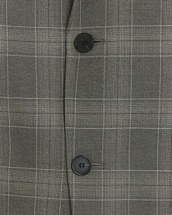 River Island slim fit check suit jacket< Big & Tall