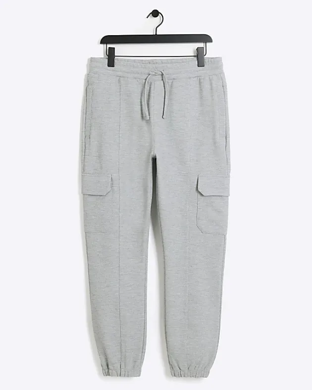 River Island slim fit smart cargo joggers< Tracksuits