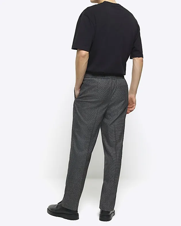 River Island slim fit smart joggers< Trousers