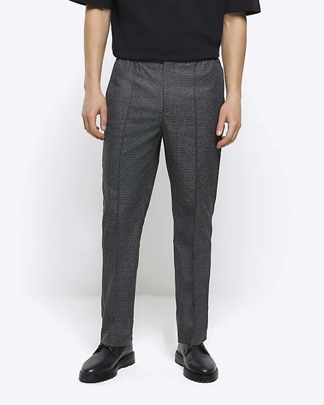 River Island slim fit smart joggers< Trousers