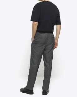River Island slim fit smart joggers< Trousers