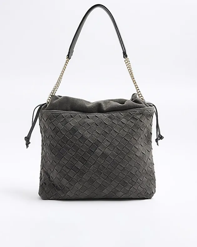 River Island suede weave slouch tote bag< Bags, Purses & Luggage