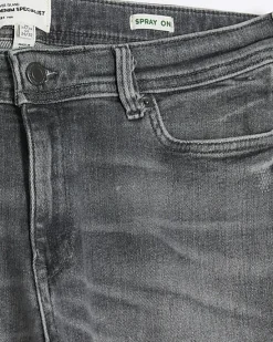River Island super skinny spray on faded jeans< Jeans