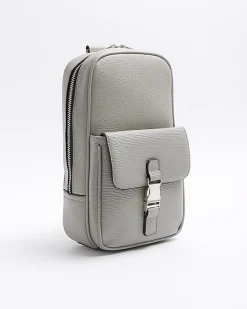 River Island textured cross body bag< Bags