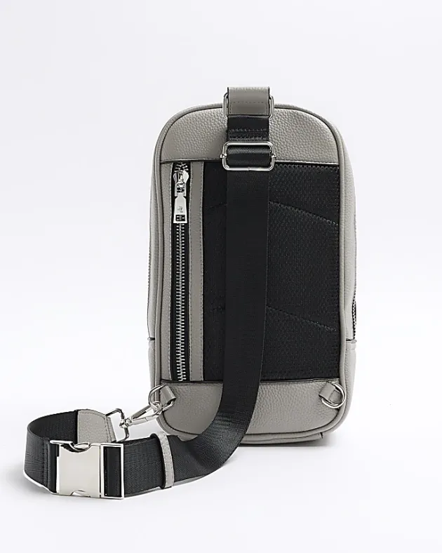 River Island textured cross body bag< Bags