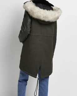 River Island 3 in 1 maternity hooded parka coat< Maternity