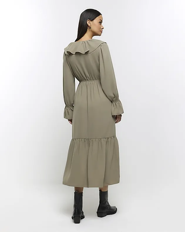 River Island frill swing maxi dress< Dresses