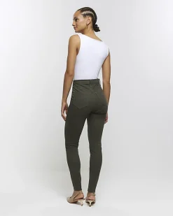 River Island high waisted skinny cargo jeans< Jeans