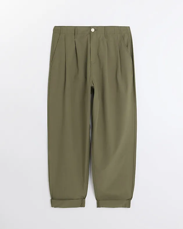 River Island High Waisted Tapered Trousers< Trousers