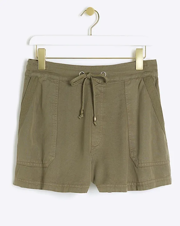 River Island lyocell drawstring shorts< Shorts