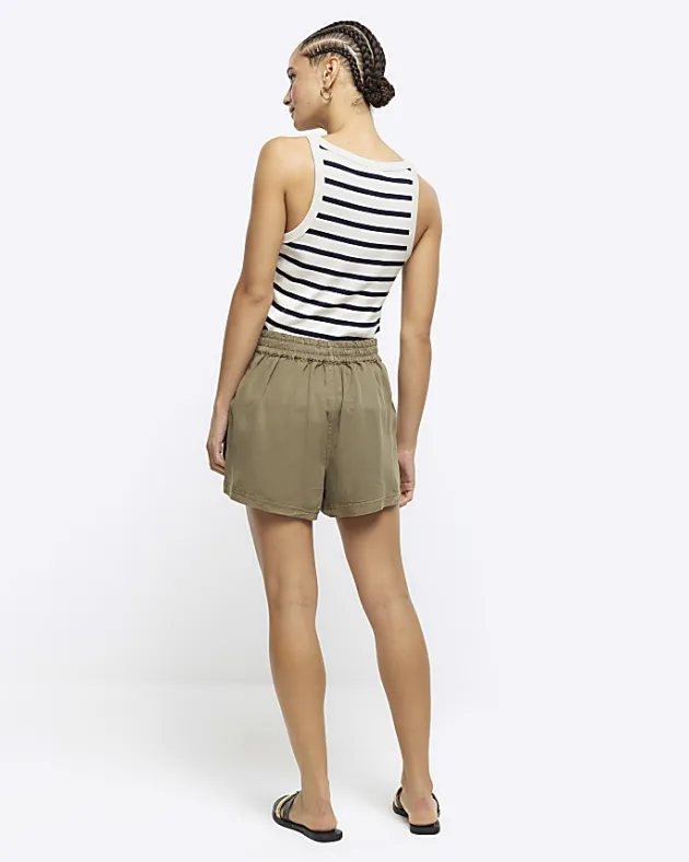 River Island lyocell drawstring shorts< Shorts