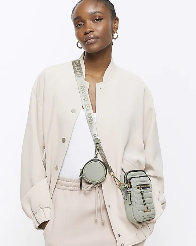 River Island quilted phone cross body bag< Bags, Purses & Luggage