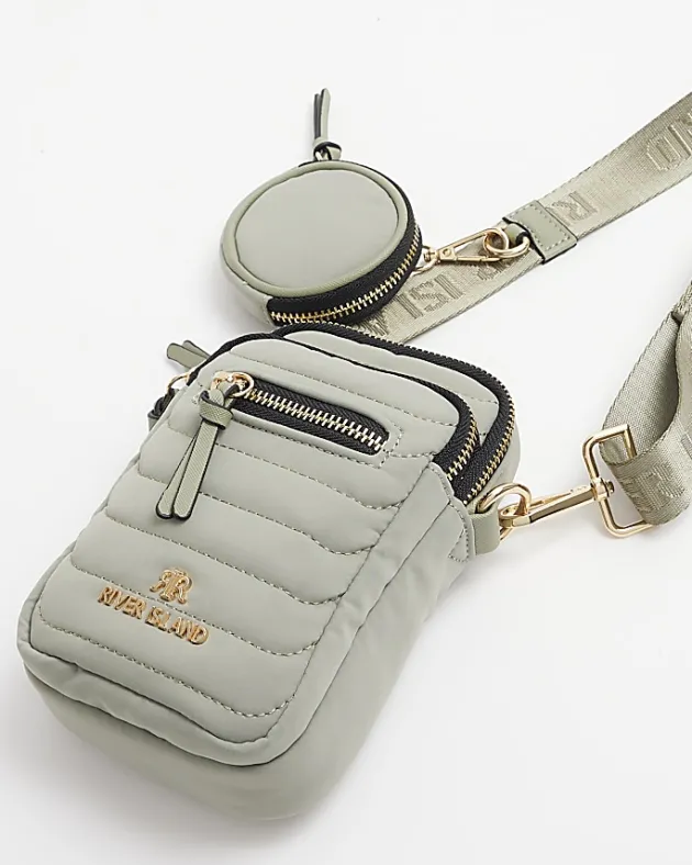 River Island quilted phone cross body bag< Bags, Purses & Luggage