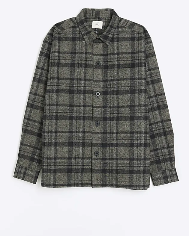 River Island Regular Fit Check Shirt< Shirts