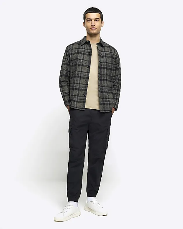 River Island Regular Fit Check Shirt< Shirts
