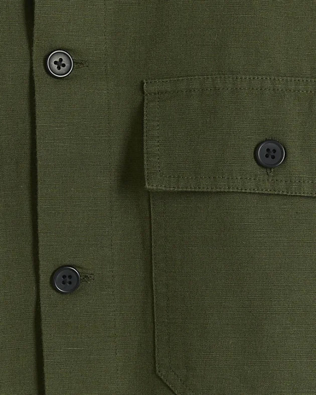 River Island regular fit linen blend smart overshirt< Shirts