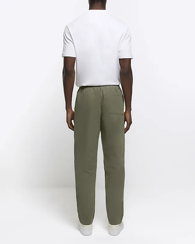 River Island regular fit pull on trousers< Trousers