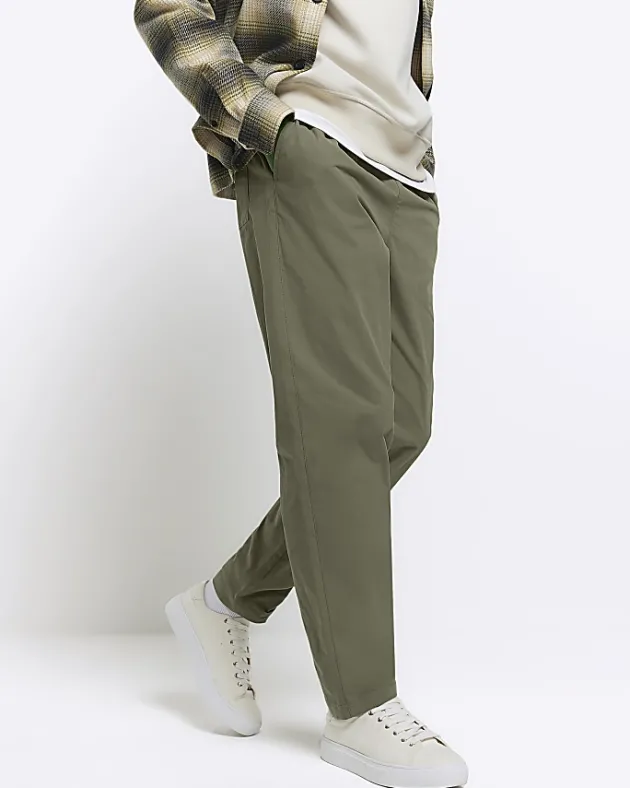River Island regular fit pull on trousers< Trousers