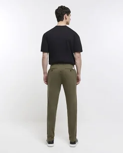 River Island slim fit casual chino trousers< Trousers
