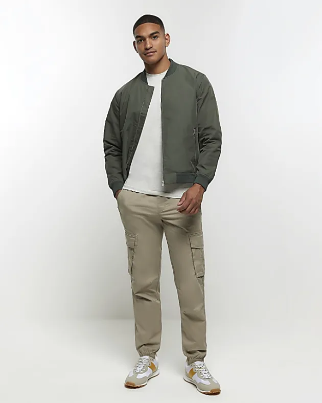River Island Light muscle fit t-shirt< Essentials