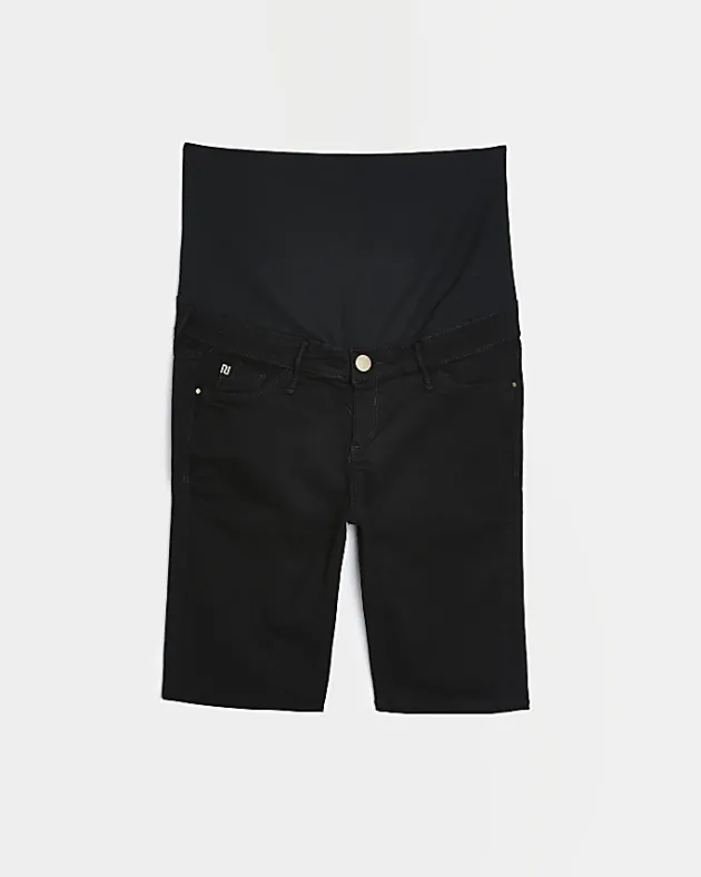 River Island Maternity denim cycling shorts< Maternity