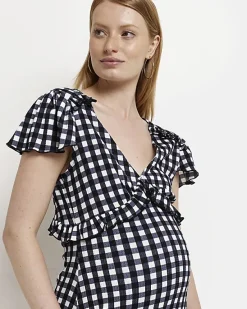 River Island Maternity frill mini dress< Maternity
