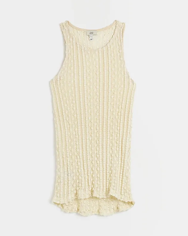 River Island Maternity textured lace tank top< Maternity