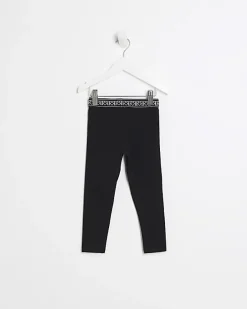 River Island Mini girls heart waistband leggings< 3 - 5 Yrs