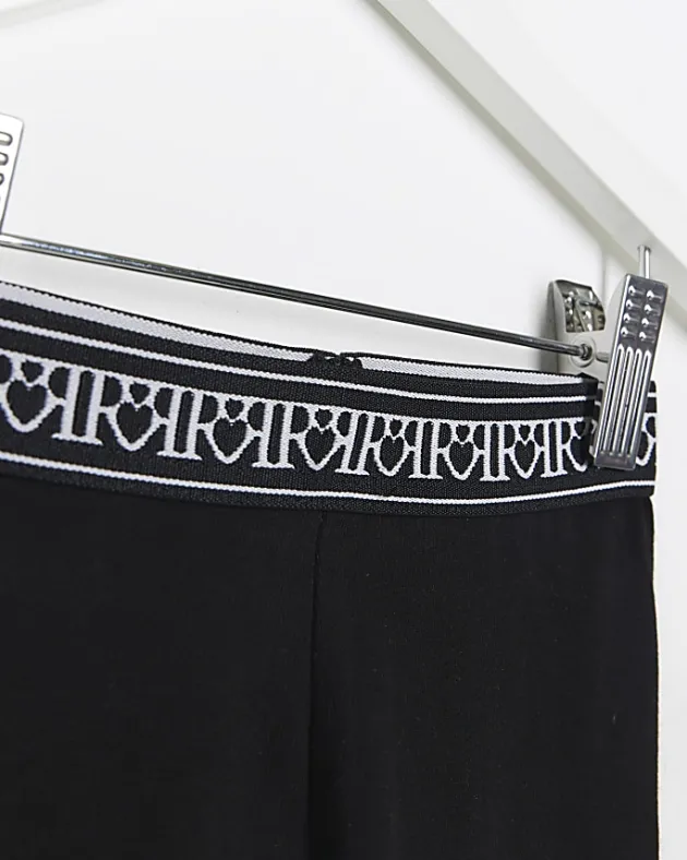 River Island Mini girls heart waistband leggings< 3 - 5 Yrs