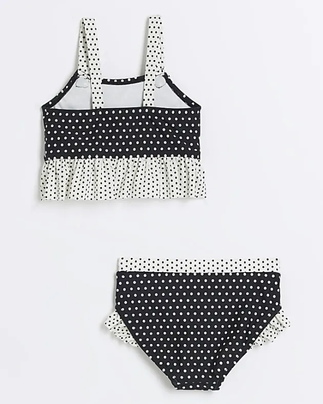 River Island Mini girls polka dot bikini set< 3 - 5 Yrs