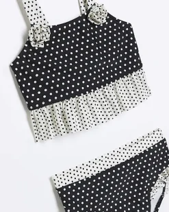 River Island Mini girls polka dot bikini set< 3 - 5 Yrs