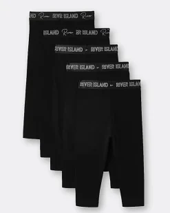 River Island Mini girls RI waistband leggings 5 pack< 6 Mths - 2 Yrs