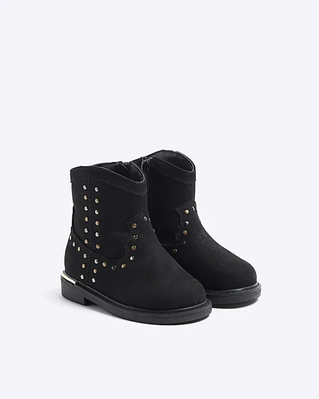 River Island Mini girls studded western boots< Shoes & Boots