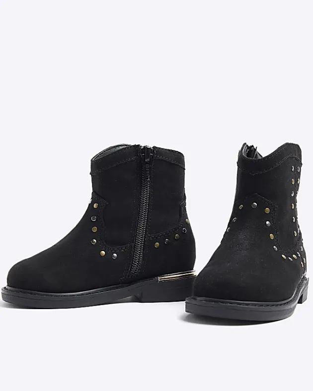 River Island Mini girls studded western boots< Shoes & Boots