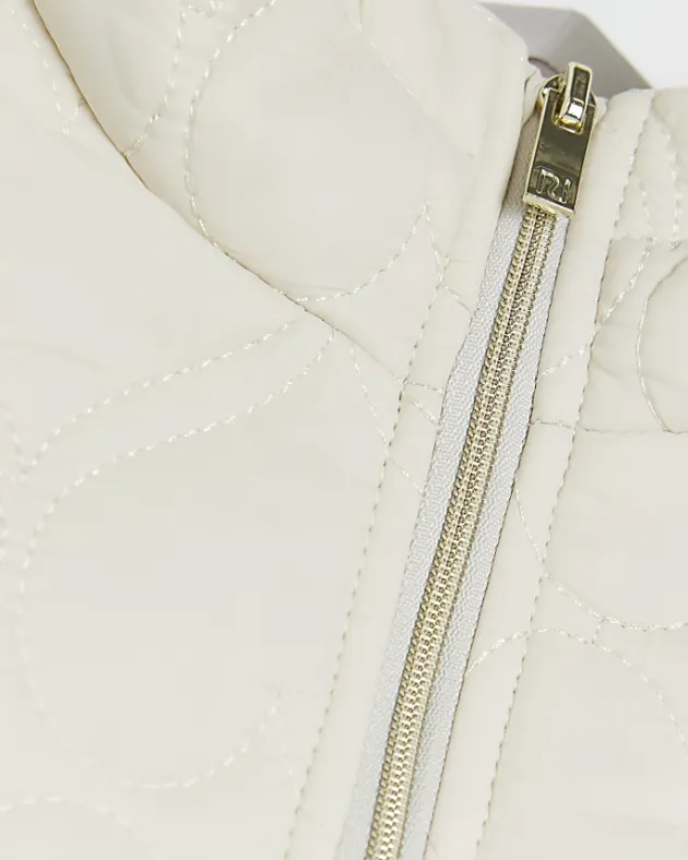 River Island Mini girls heart padded jacket< 3 - 5 Yrs
