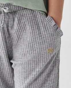 River Island Mini girls rib wide leg joggers< 3 - 5 Yrs