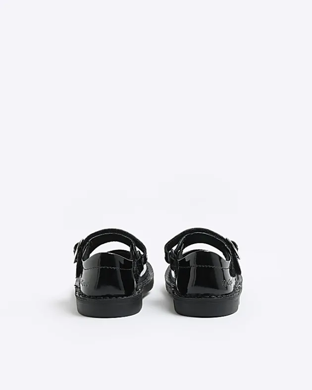 River Island Mini girls Kickers leather buckle shoes< Shoes & Boots