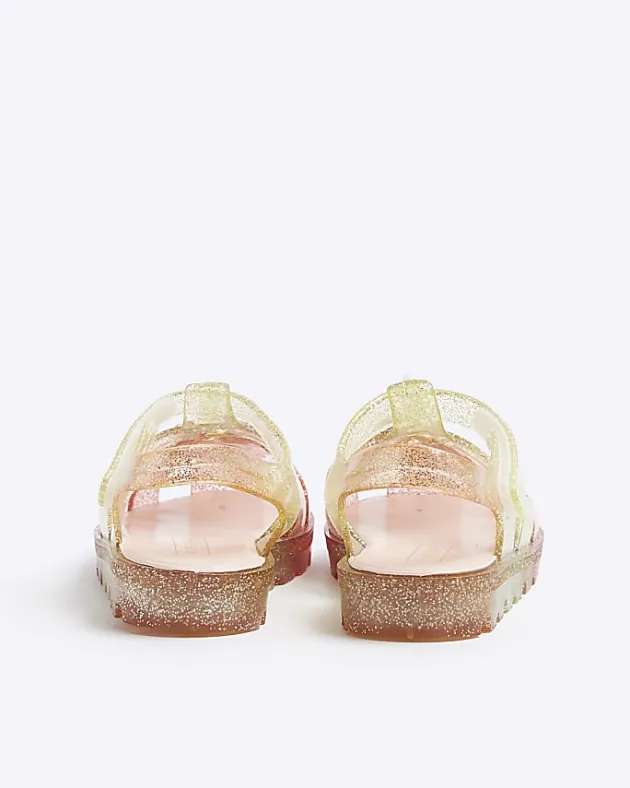 River Island Mini Girls Flower Jelly Sandals< Shoes & Boots