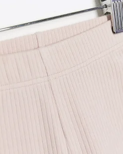 River Island Mini girls plain rib cycle shorts< 3 - 5 Yrs
