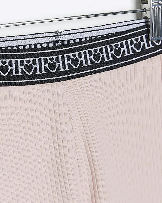 River Island Mini girls RI rib leggings< 3 - 5 Yrs