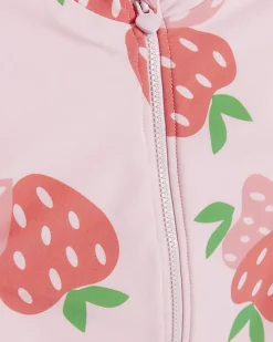 River Island Mini girls strawberry swimsuit set< 3 - 5 Yrs