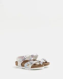River Island Mini girls Birkenstock hologram sandals< Shoes & Boots