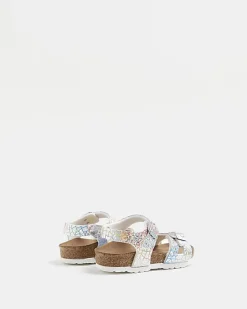River Island Mini girls Birkenstock hologram sandals< Shoes & Boots