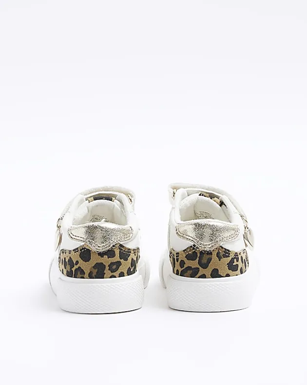 River Island Mini girls leopard print trainers< Shoes & Boots